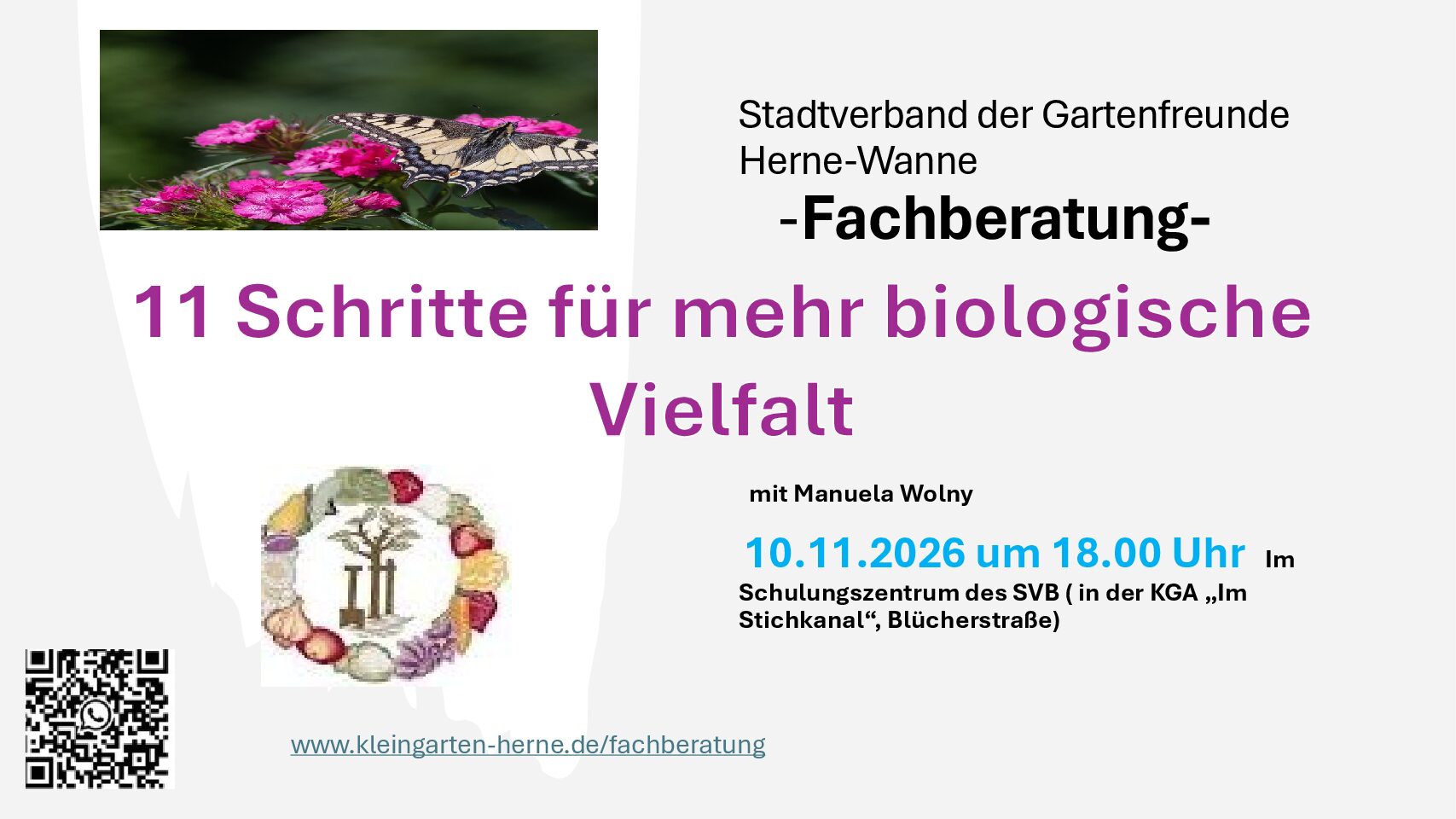11 Schritte für mehr biologische Vielfalt mit Manuela Wolny